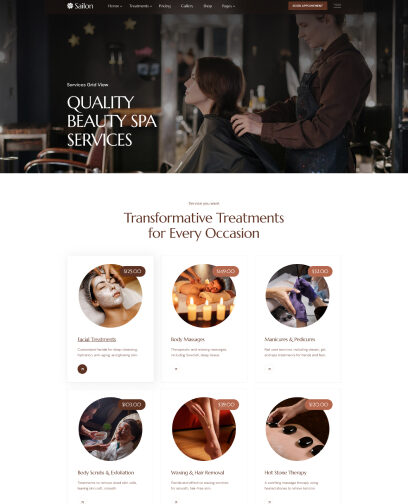 Beauty salon in Bangalore