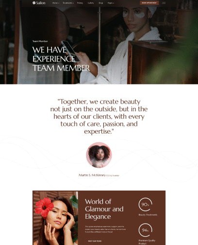 Beauty salon in Bangalore